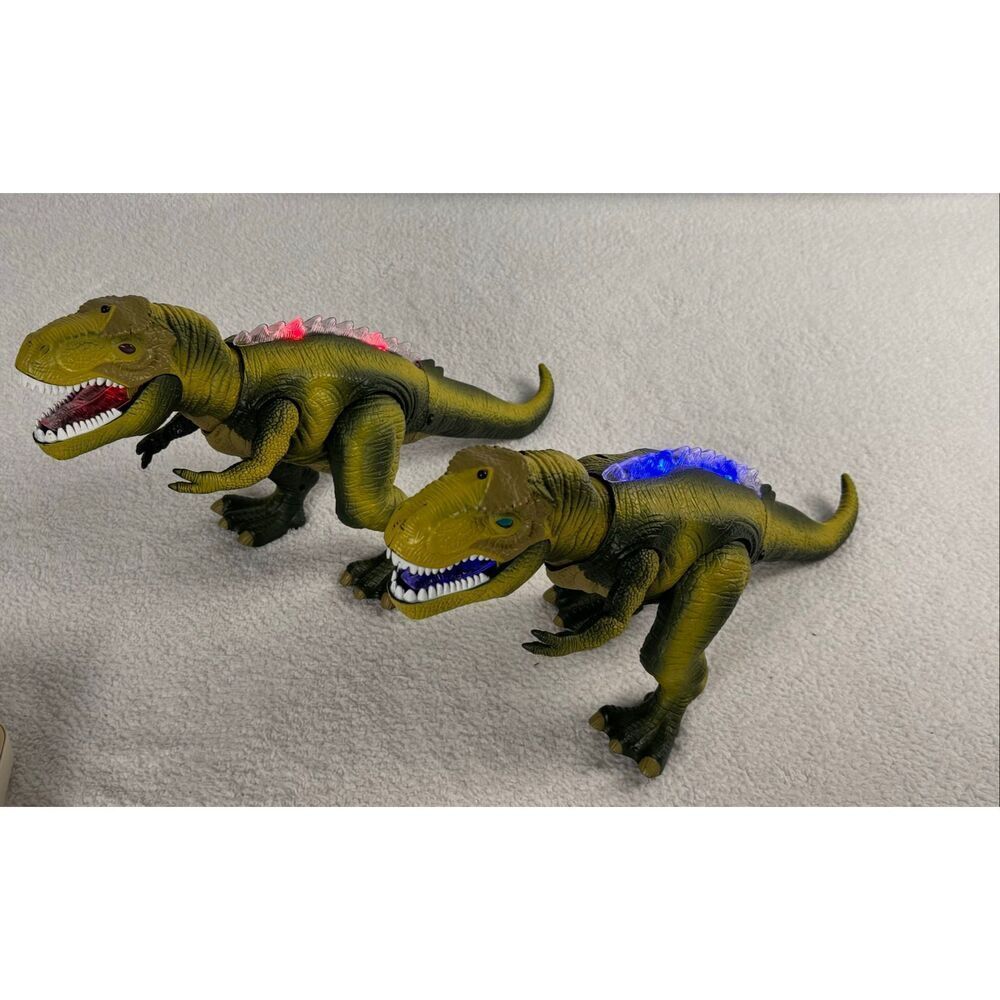 LED Light-Up Roaring T-Rex Dinosaurs